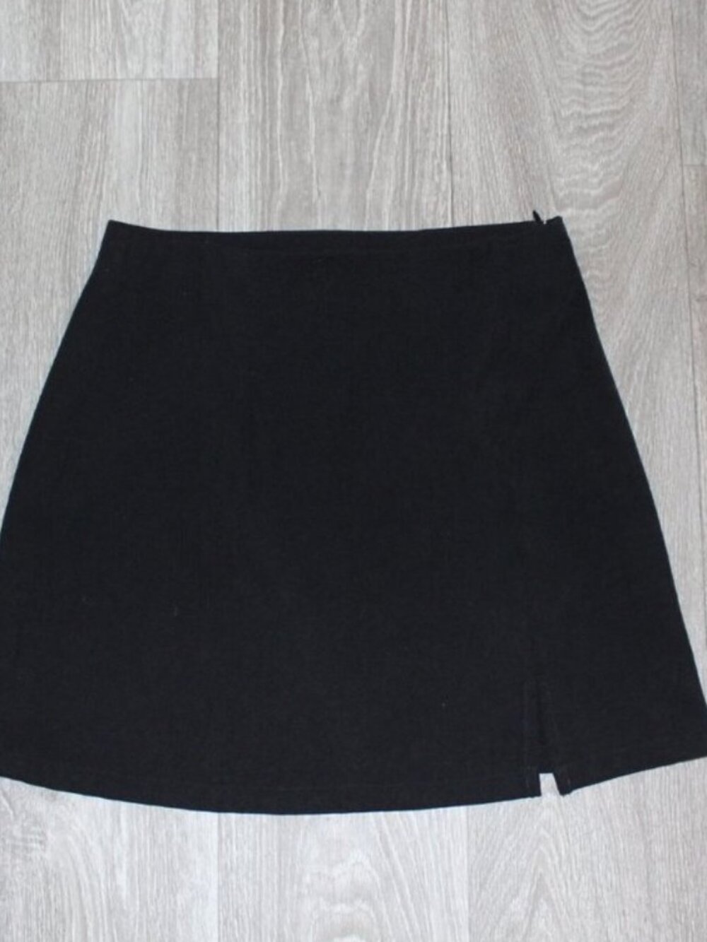 Black A-Line skirt